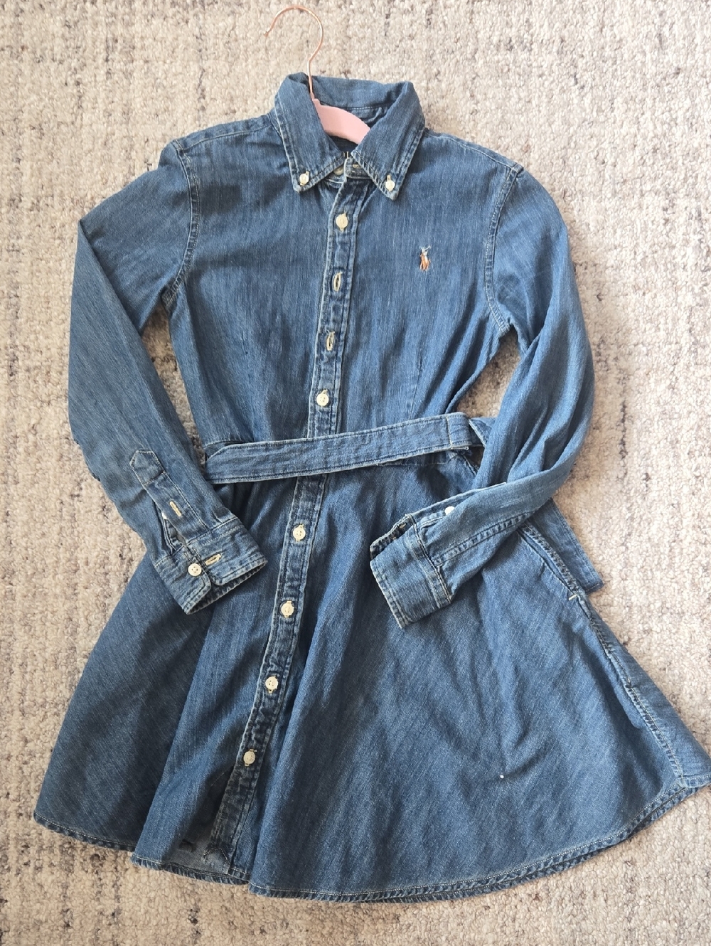 Ralph Lauren Denim Shirt Dress in Blue